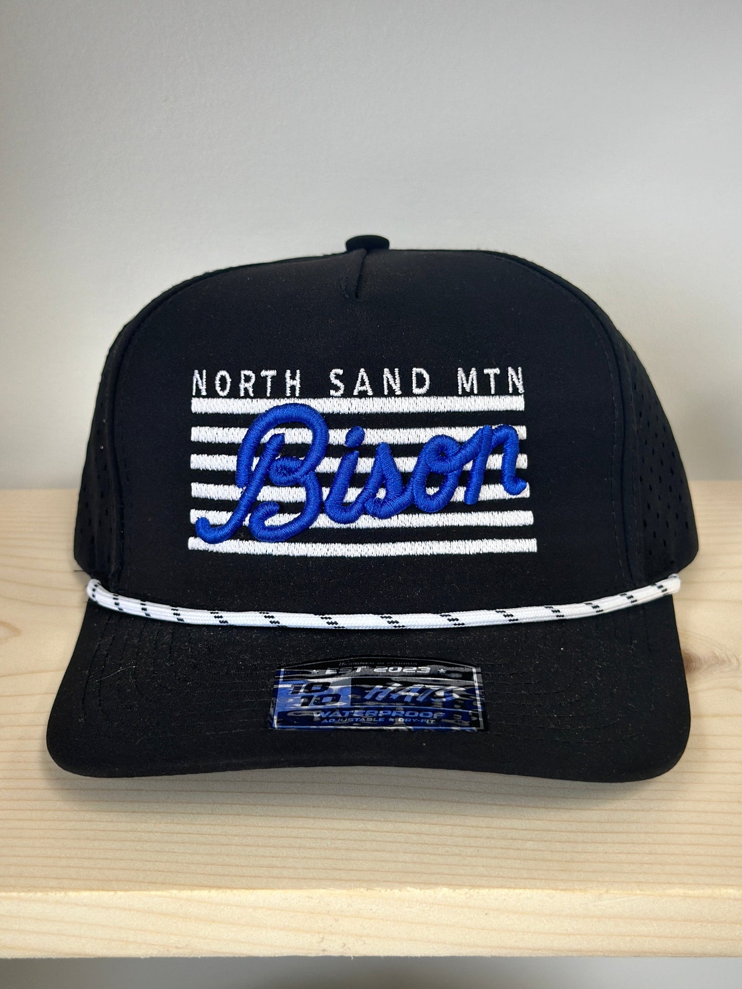 North Sand Mountain Black Rope Hat