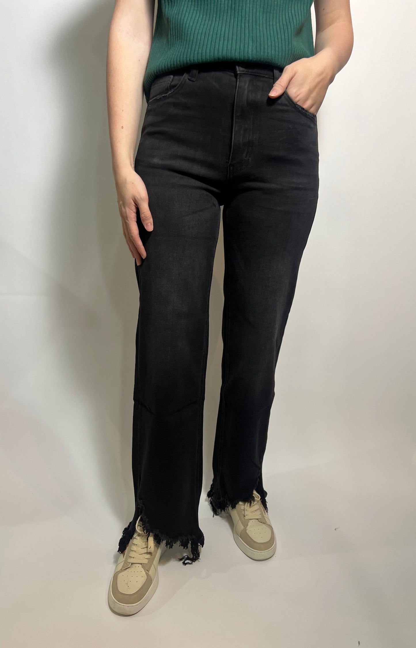 Anderson Straight Fit Jeans | Black Denim