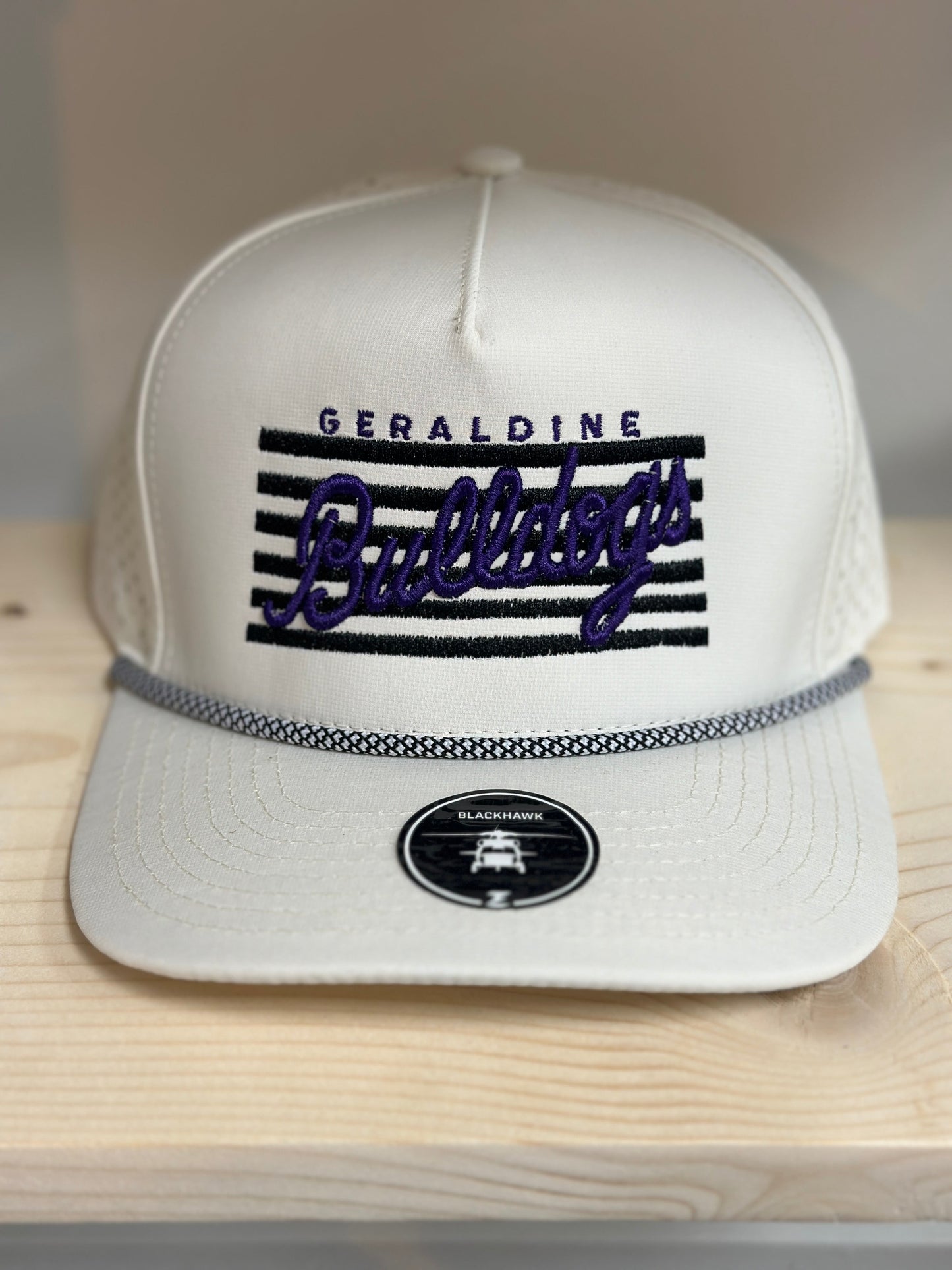 Geraldine White Rope Hat