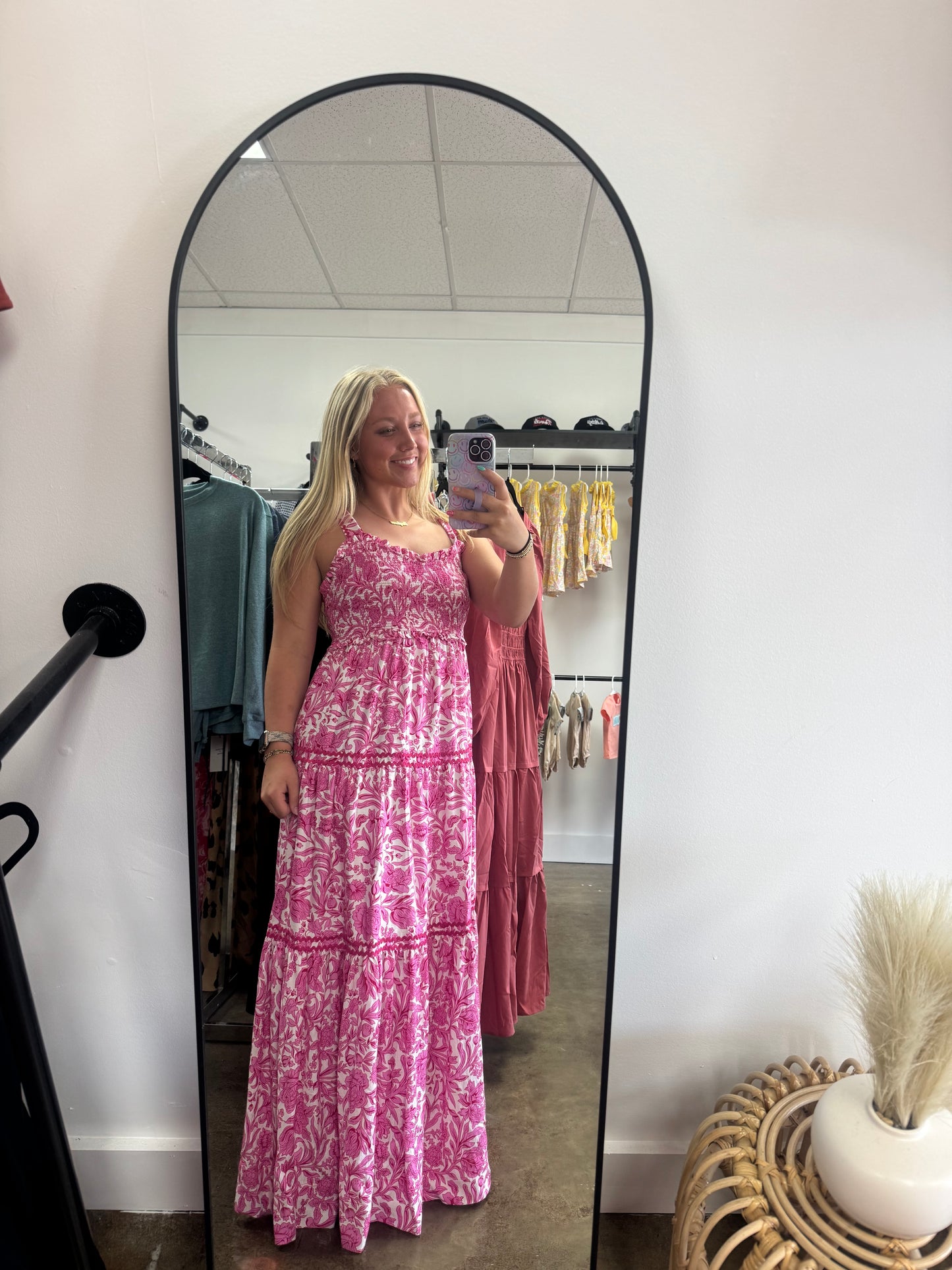 Ric-Rac Dreams Dress in Pink