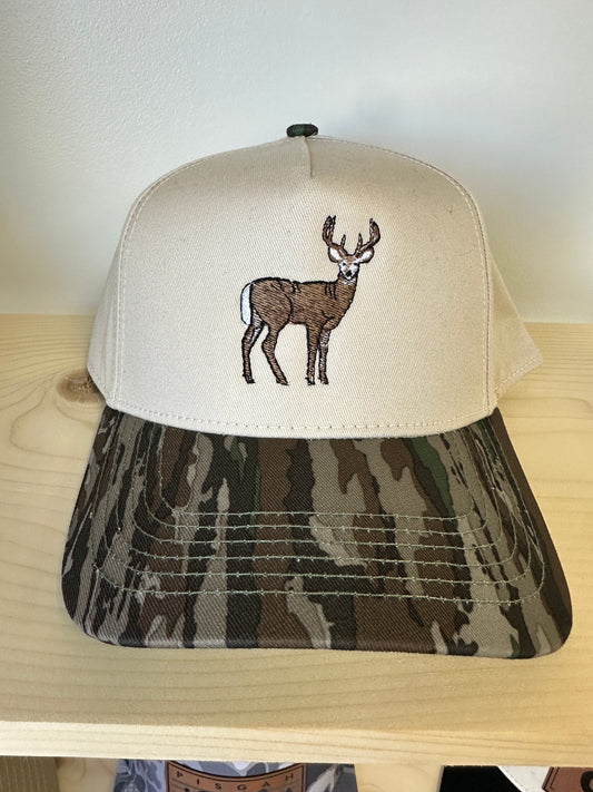 Deer Stitch Tree Bark Camo Hat