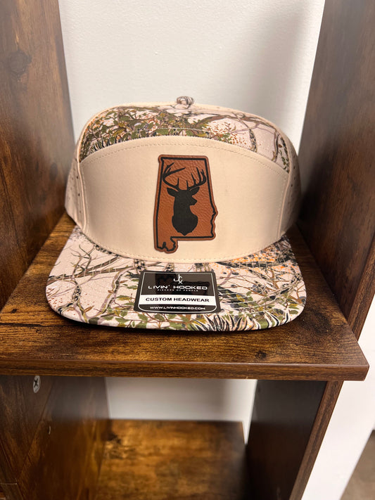 Tree Bark Deer Patch Hat