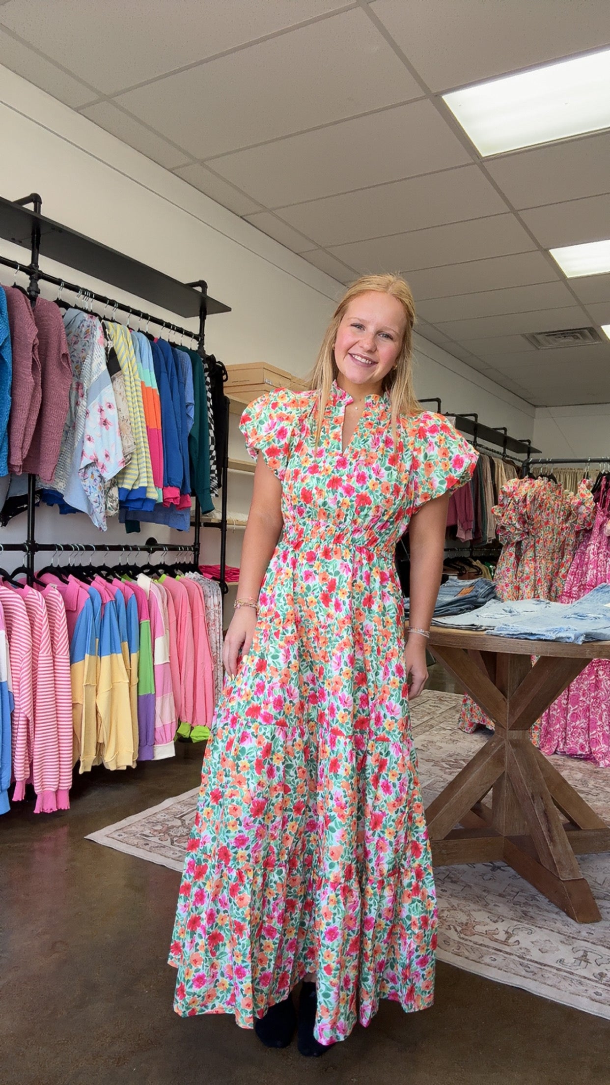 Ditsy Floral Maxi Dress
