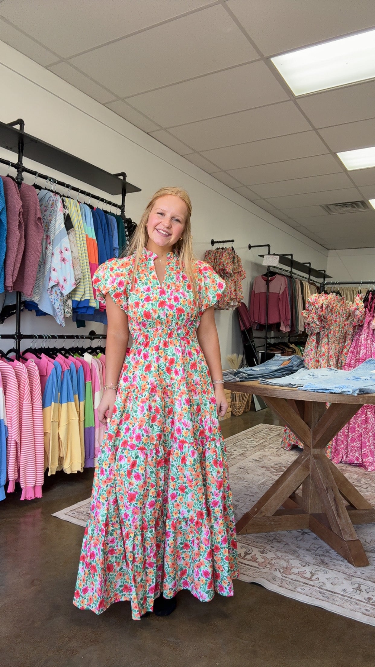 Ditsy Floral Maxi Dress
